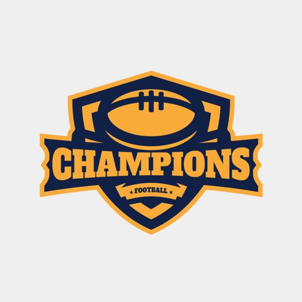 Champions Football logo template Thumbnail