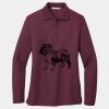 Ladies Silk Touch Long Sleeve Polo Thumbnail