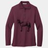 Ladies Silk Touch Long Sleeve Polo Thumbnail