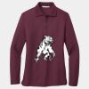 Ladies Silk Touch Long Sleeve Polo Thumbnail