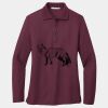 Ladies Silk Touch Long Sleeve Polo Thumbnail