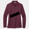 Ladies Silk Touch Long Sleeve Polo Thumbnail