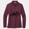 Ladies Silk Touch Long Sleeve Polo Thumbnail