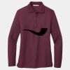 Ladies Silk Touch Long Sleeve Polo Thumbnail