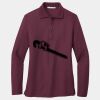 Ladies Silk Touch Long Sleeve Polo Thumbnail