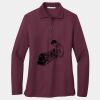 Ladies Silk Touch Long Sleeve Polo Thumbnail