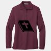 Ladies Silk Touch Long Sleeve Polo Thumbnail