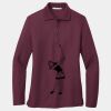 Ladies Silk Touch Long Sleeve Polo Thumbnail