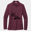 Ladies Silk Touch Long Sleeve Polo Thumbnail