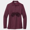 Ladies Silk Touch Long Sleeve Polo Thumbnail