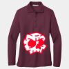 Ladies Silk Touch Long Sleeve Polo Thumbnail