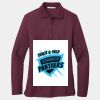 Ladies Silk Touch Long Sleeve Polo Thumbnail