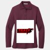 Ladies Silk Touch Long Sleeve Polo Thumbnail