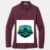 Ladies Silk Touch Long Sleeve Polo Thumbnail