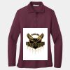 Ladies Silk Touch Long Sleeve Polo Thumbnail