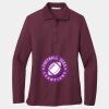 Ladies Silk Touch Long Sleeve Polo Thumbnail
