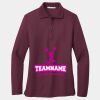 Ladies Silk Touch Long Sleeve Polo Thumbnail