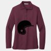 Ladies Silk Touch Long Sleeve Polo Thumbnail