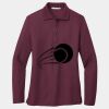 Ladies Silk Touch Long Sleeve Polo Thumbnail