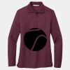 Ladies Silk Touch Long Sleeve Polo Thumbnail
