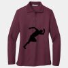Ladies Silk Touch Long Sleeve Polo Thumbnail