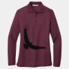 Ladies Silk Touch Long Sleeve Polo Thumbnail