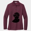 Ladies Silk Touch Long Sleeve Polo Thumbnail