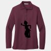 Ladies Silk Touch Long Sleeve Polo Thumbnail