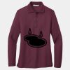 Ladies Silk Touch Long Sleeve Polo Thumbnail