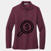Ladies Silk Touch Long Sleeve Polo Thumbnail