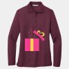 Ladies Silk Touch Long Sleeve Polo Thumbnail