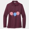 Ladies Silk Touch Long Sleeve Polo Thumbnail