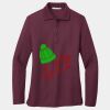 Ladies Silk Touch Long Sleeve Polo Thumbnail