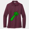 Ladies Silk Touch Long Sleeve Polo Thumbnail