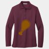 Ladies Silk Touch Long Sleeve Polo Thumbnail