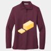 Ladies Silk Touch Long Sleeve Polo Thumbnail