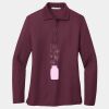 Ladies Silk Touch Long Sleeve Polo Thumbnail