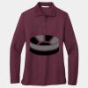 Ladies Silk Touch Long Sleeve Polo Thumbnail