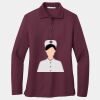 Ladies Silk Touch Long Sleeve Polo Thumbnail