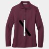 Ladies Silk Touch Long Sleeve Polo Thumbnail