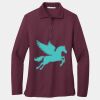Ladies Silk Touch Long Sleeve Polo Thumbnail