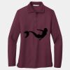 Ladies Silk Touch Long Sleeve Polo Thumbnail